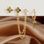 Zodiac Birthstone Cartilage Earrings