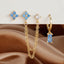 Zodiac Birthstone Cartilage Earrings