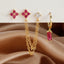 Zodiac Birthstone Cartilage Earrings