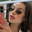 Cat Eye Polygonal Sunglasses
