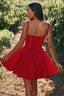 Lace Print Mini Dress