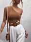 Solstice One-Shoulder Crop