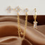 Zodiac Birthstone Cartilage Earrings