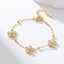 Clover Flower Charm Bracelet