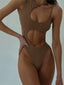 Cut-Out, High Rise One-Piece