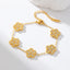 Clover Flower Charm Bracelet