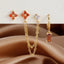 Zodiac Birthstone Cartilage Earrings