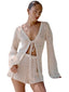 2-Piece Mesh Bikini Cover-Up Set