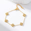 Clover Flower Charm Bracelet