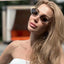 Cat Eye Polygonal Sunglasses