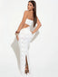 Off-Shoulder Backless Maxi Dress