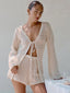 2-Piece Mesh Bikini Cover-Up Set