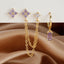 Zodiac Birthstone Cartilage Earrings