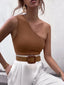 Solstice One-Shoulder Crop
