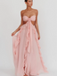 Backless Hollow Out Maxi Dress