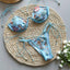 Floral Embroidered Micro Bikini