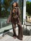 Cotton-Linen Shirt & Wide-Leg Pant Set