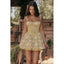 Lace Print Mini Dress