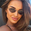 Retro Polygon Metal Frame Sunglasses