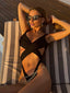 Hollow Out, High Waist Monokini