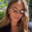 Cat Eye Polygonal Sunglasses