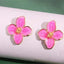 Hibiscus Blush Earrings