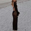 Sheer Long Sleeve Beach Cover-Up Dress