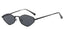 Retro Polygon Metal Frame Sunglasses