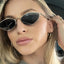 Retro Polygon Metal Frame Sunglasses