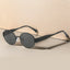 Vintage Oval Metal Sunglasses