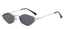 Retro Polygon Metal Frame Sunglasses