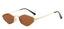 Retro Polygon Metal Frame Sunglasses
